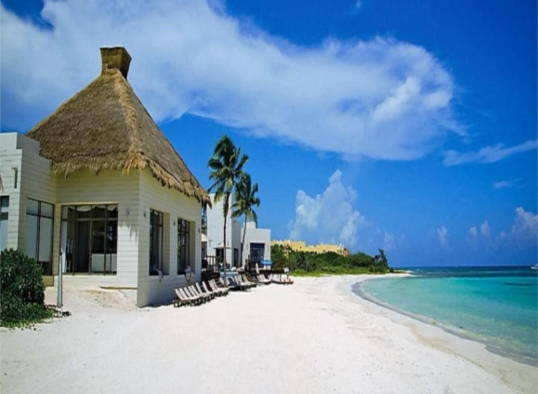 Beachside Corasol El Amanecer De Frida Para 2 Personas Playa del Carmen Ngoại thất bức ảnh